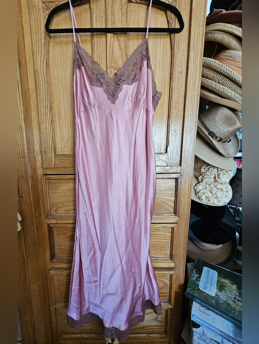 Vintage Y2K Victoria's Secret Silk Nightgown Rose Mauve Large (Fits Like S/M)